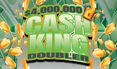 $4,000,000 CASH KING DOUBLER $10 scratch-off ticket