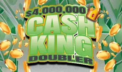 $4,000,000 CASH KING DOUBLER $10 Massachusetts scratch-off ticket
