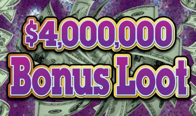 $4,000,000 Bonus Loot $10 Massachusetts scratch-off ticket