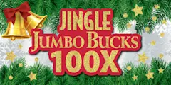 JINGLE JUMBO BUCKS 100X $10 scratch-off ticket