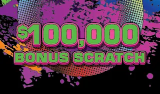 $100,000 BONUS SCRATCH $2 scratch ticket