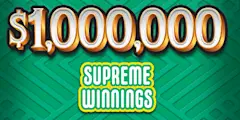 $1,000,000 SUPREME WINNINGS $5 scratch-off ticket