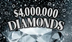 $4,000,000 DIAMONDS $10 scratch-off ticket