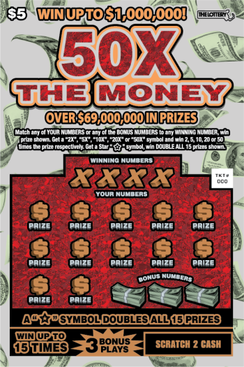 50 X The Money 2022 | Games | Massachusetts Lottery