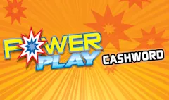 Power Play™ Cashword $2 scratch-off ticket
