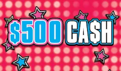 $500 CA$H $5 scratch-off ticket