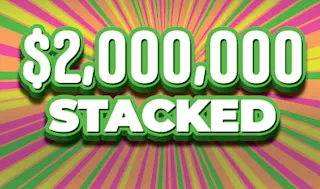 $2,000,000 STACKED $20 scratch ticket