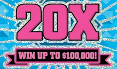 20X $2 scratch-off ticket