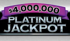 $4,000,000 PLATINUM JACKPOT $10 scratch-off ticket