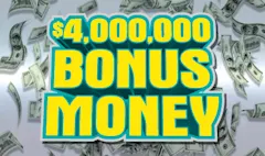 $4,000,000 BONUS MONEY $10 scratch-off ticket
