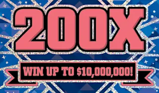 200X $20 scratch ticket