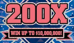 200X $20 scratch-off ticket