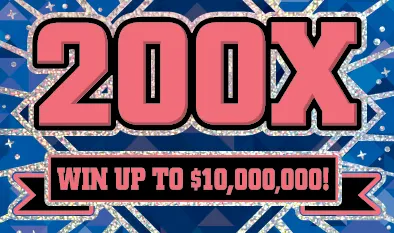 200X $20 Massachusetts scratch-off ticket