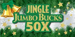 JINGLE JUMBO BUCKS 50X $5 scratch-off ticket