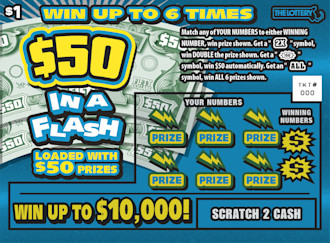 50 In A Flash 2025 | Games | Massachusetts Lottery
