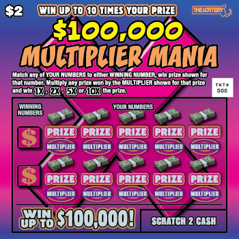 $100,000 MULTIPLIER MANIA