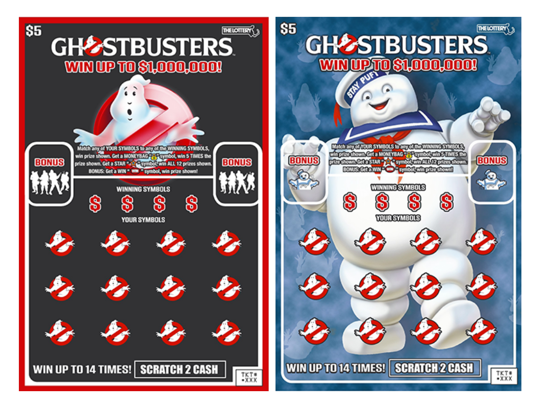 MA Lottery - GHOSTBUSTERS™ (#510) - scratch off odds