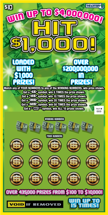 Hit 1000 2016 | Games | Massachusetts Lottery