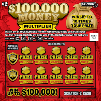 100 K Money Multiplier 2022 | Games | Massachusetts Lottery