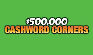 $500,000 CASHWORD CORNERS $5 scratch ticket