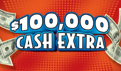 $100,000 CASH EXTRA $2 Massachusetts scratch-off ticket