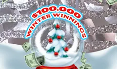 $1,000,000 WINTER WINNINGS $2 scratch-off ticket