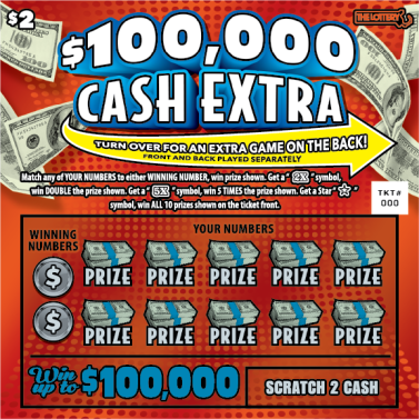 100000 Cash Extra 2024 | Games | Massachusetts Lottery