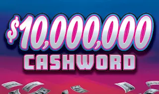 $10,000,000 CASHWORD $30 scratch ticket
