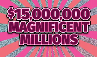 $15,000,000 MAGNIFICENT MILLIONS $30 scratch ticket