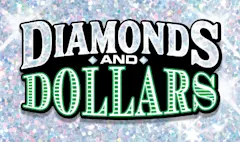 Diamonds and Dollars $5 scratch-off ticket