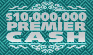 $10,000,000 PREMIER CASH $20 scratch ticket
