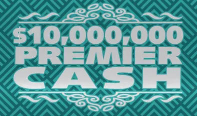 $10,000,000 PREMIER CASH $20 Massachusetts scratch-off ticket
