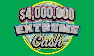 $4,000,000 EXTREME Cash $10 scratch ticket