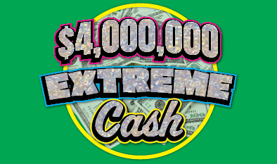 $4,000,000 EXTREME Cash instant ticket from Massachusetts Lottery