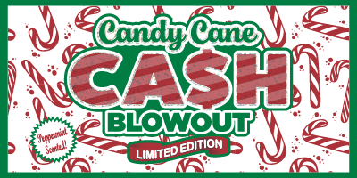 CANDY CANE CASH BLOWOUT  scratch-off ticket