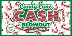 Candy Cane Cash Blowout  $5 scratch-off ticket