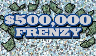 $500,000 FRENZY $50 scratch ticket