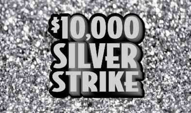 $10,000 SILVER STRIKE instant ticket from Massachusetts Lottery