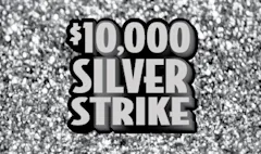 $10,000 SILVER STRIKE  $1 scratch-off ticket