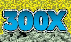 300X $30 scratch-off ticket