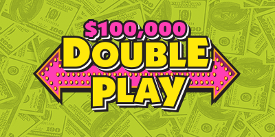 $100,000 DOUBLE PLAY instant ticket from Massachusetts Lottery