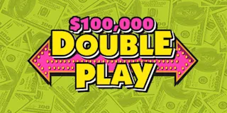 $100,000 DOUBLE PLAY $2 scratch ticket