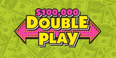 $100,000 DOUBLE PLAY $2 Massachusetts scratch-off ticket