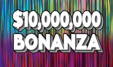 $10,000,000 BONANZA  $20 Massachusetts scratch-off ticket