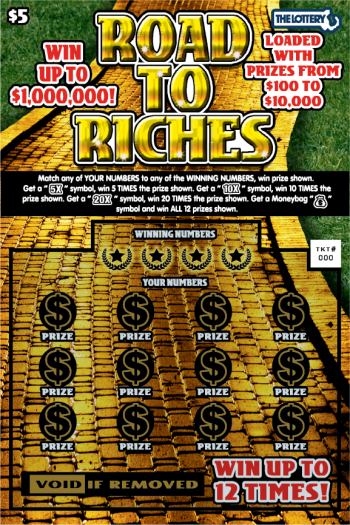 105 - Road To Riches - Massachusetts Lottery