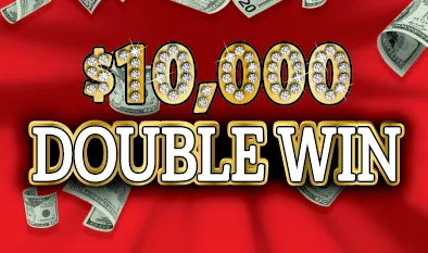 $10,000 DOUBLE WIN $1 Massachusetts scratch-off ticket