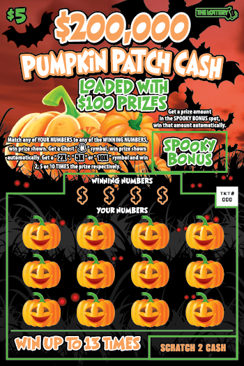 MA Lottery - $200,000 HALLOWEEN (#512) - scratch off odds
