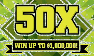 50X $5 scratch ticket