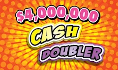 $4,000,000 CASH DOUBLER $10 scratch-off ticket