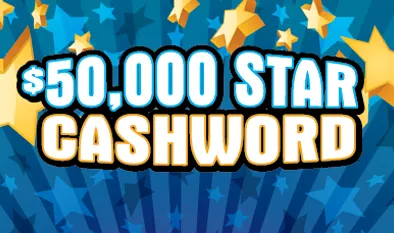 $50,000 Star Cashword $2 Massachusetts scratch-off ticket